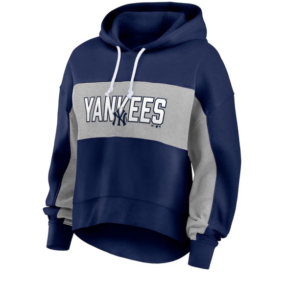 Fanatics Navy and White Women’s Plus Yankees Hoodie - Picture 1 of 6